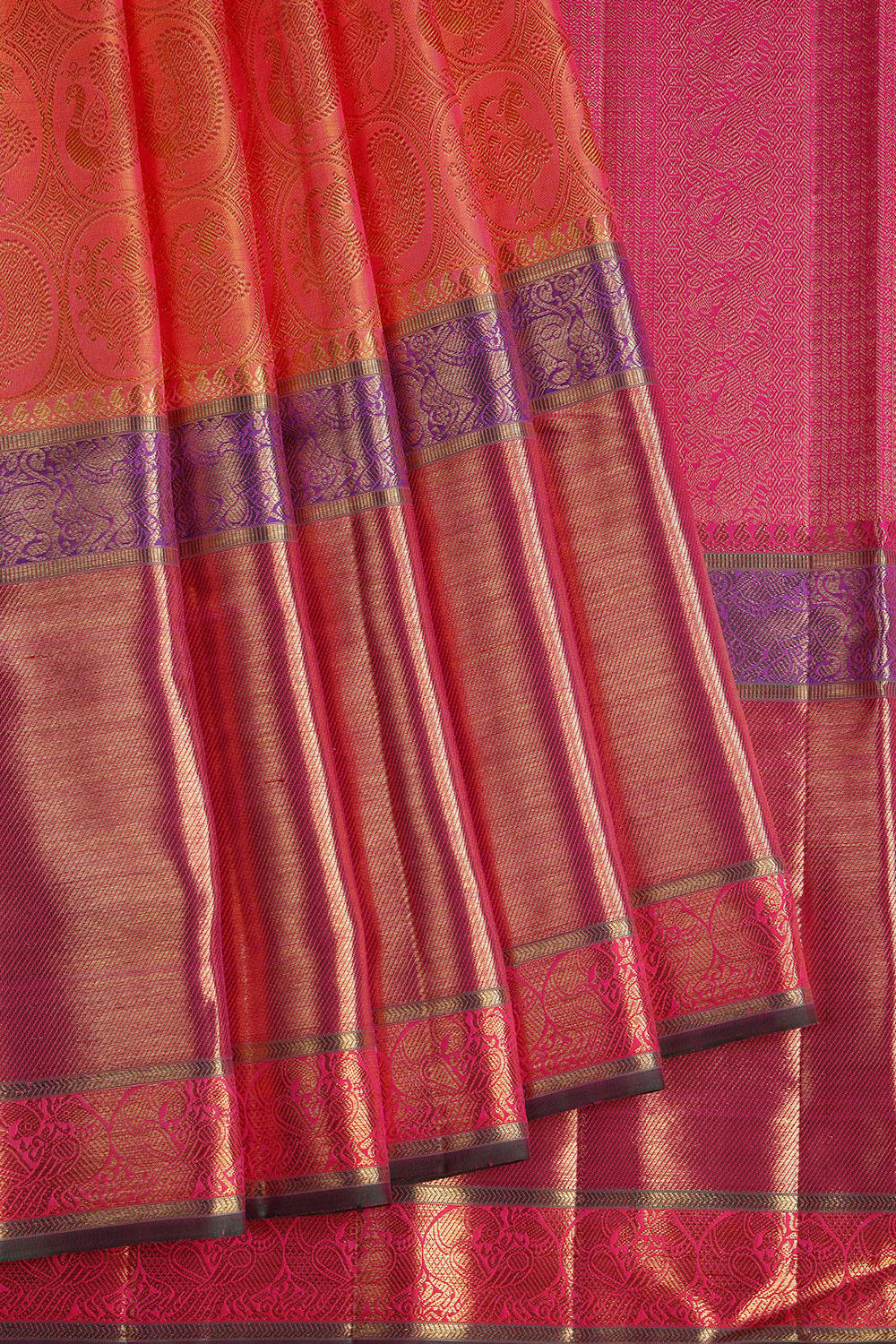orange-kanchipattu-saree-from-kalanjali